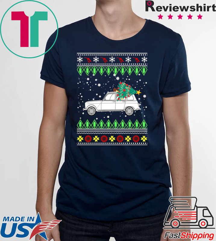 Renault-4L-‘Quatrelle’-Ugly-Christmas-T-Shirt-4