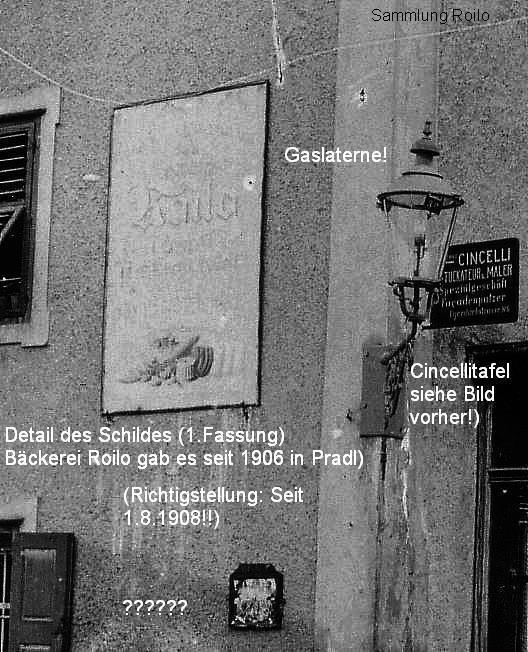 1914 Bäckerei Roilo c