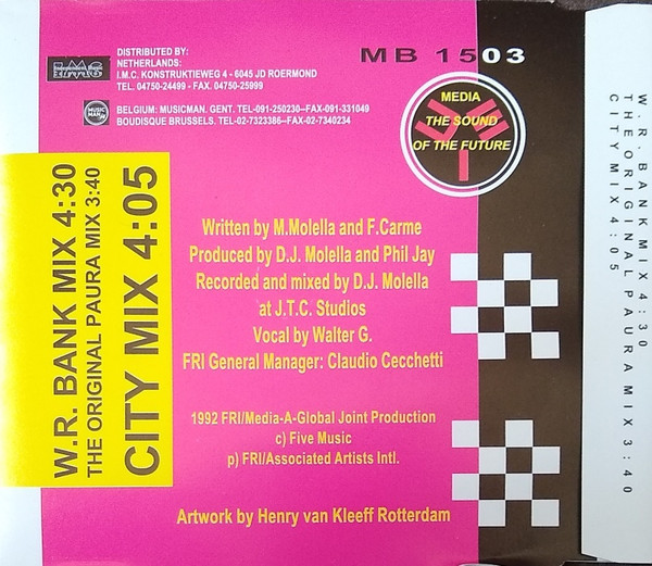03/11/2023 - D.J. Molella – Revolution! (CD, Maxi-Single)(Media The Sound Of The Future – MB 1503)  1992 R-4551417-1654088135-5589