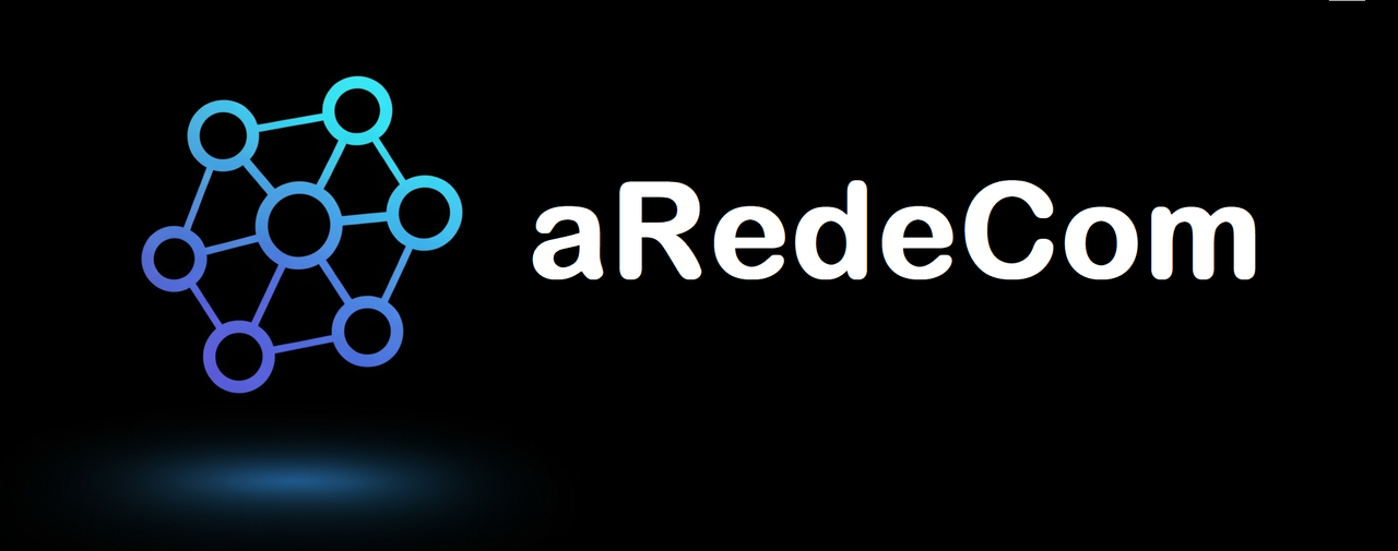 aRedeCom logo with tagline 'Conectando pessoas e negócios'