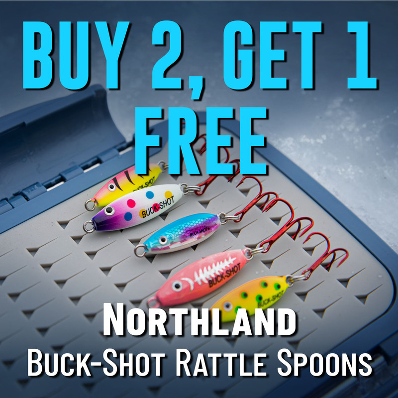 01 07 2026 B2G1 Free Northland Buck Shot Rattle Spoons 2x