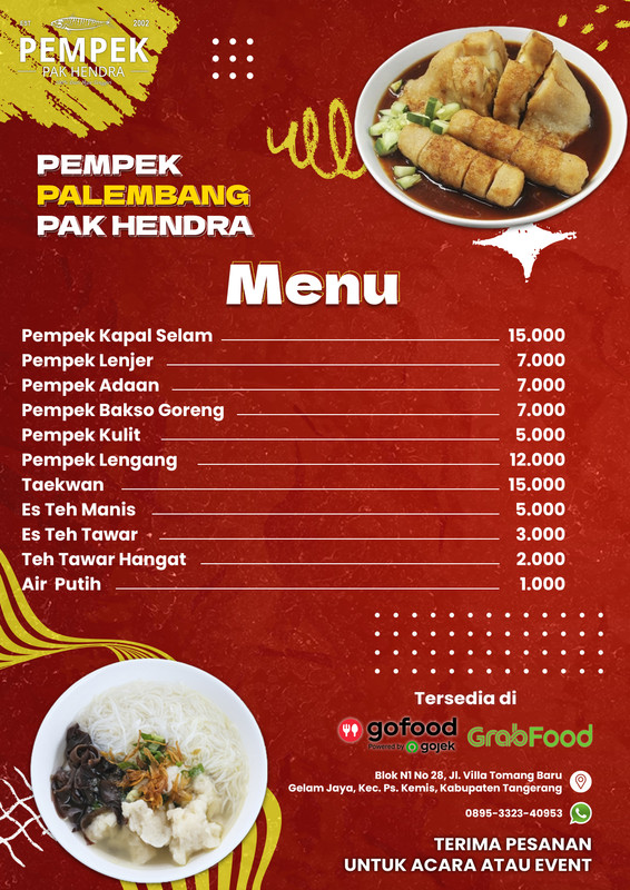 MENU PEMPEK