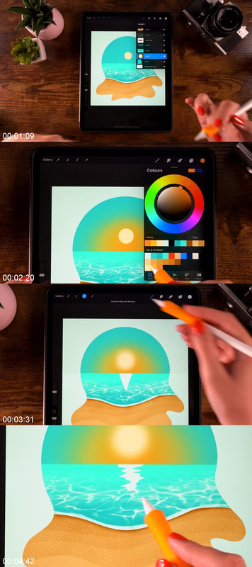Procreate-for-Beginners-Putting-Alpha-Lock-and-Clipping-Mask-to-use