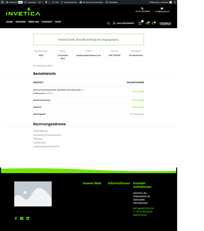 screencapture invetica ch kasse order received 8307 2025 11 05 11 07 37