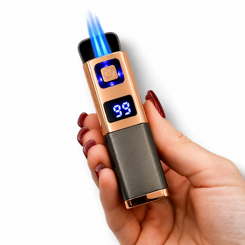 Электрическая USB зажигалка LazerTAC 33793 Графит Золото