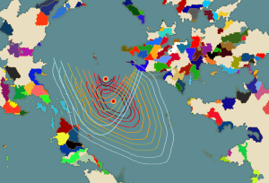 Carte séisme