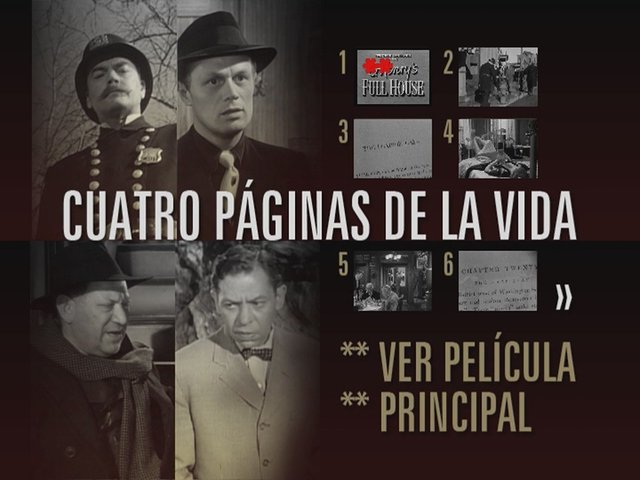 3 - 4 Páginas de la Vida [DVD5Full] [Pal] [Cast/Ing] [Sub:Cast] [1952] [Drama]
