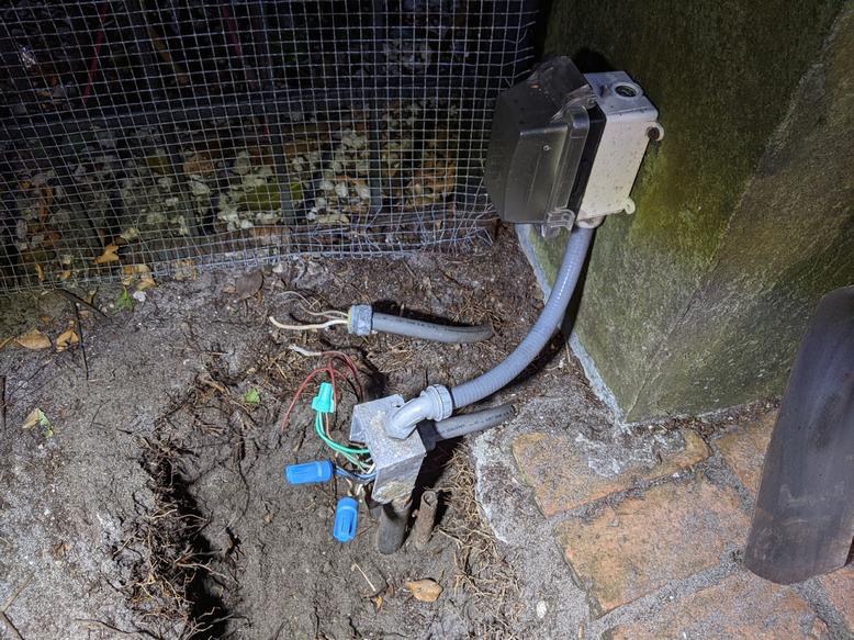 half buried junction box -  Community Forums