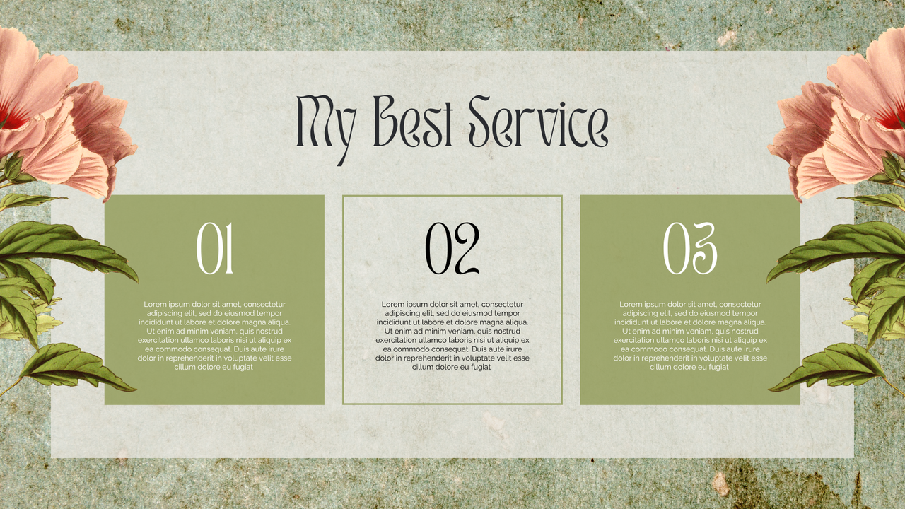 Green Collage Vintage My Creative Portfolio Presentation