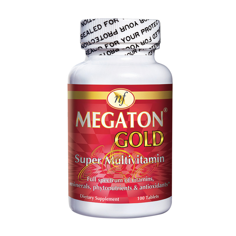 Natural Fervor Megaton Gold Super Multivitamin 100 Tablets 