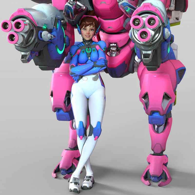 D.Va 2 and Tokki for Genesis 8 Female [REPOST]