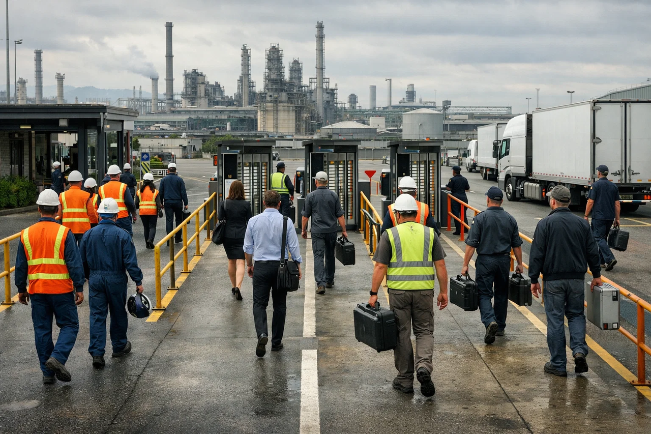 Пропускной режим на заводе: организуем контроль посещения для сотрудников и партнеров