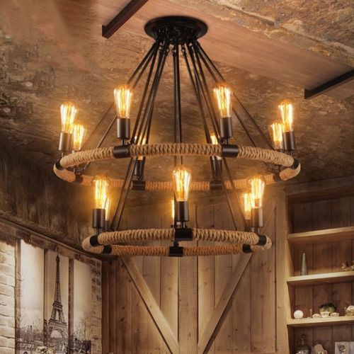 chandelier rustic modern