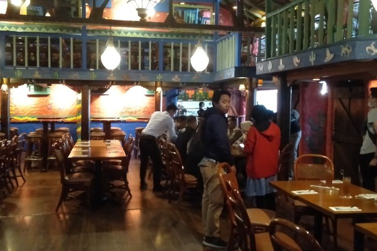 Restoran bergaya Meksiko bernama Amigos di bilangan Kemang, Jakarta Selatan, Senin (2/3/2020)(KOMPAS.COM/WALDA MARISON)
