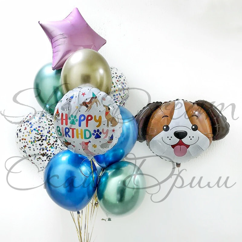 3000 0024 Композиция из шаров ДР собачки 1