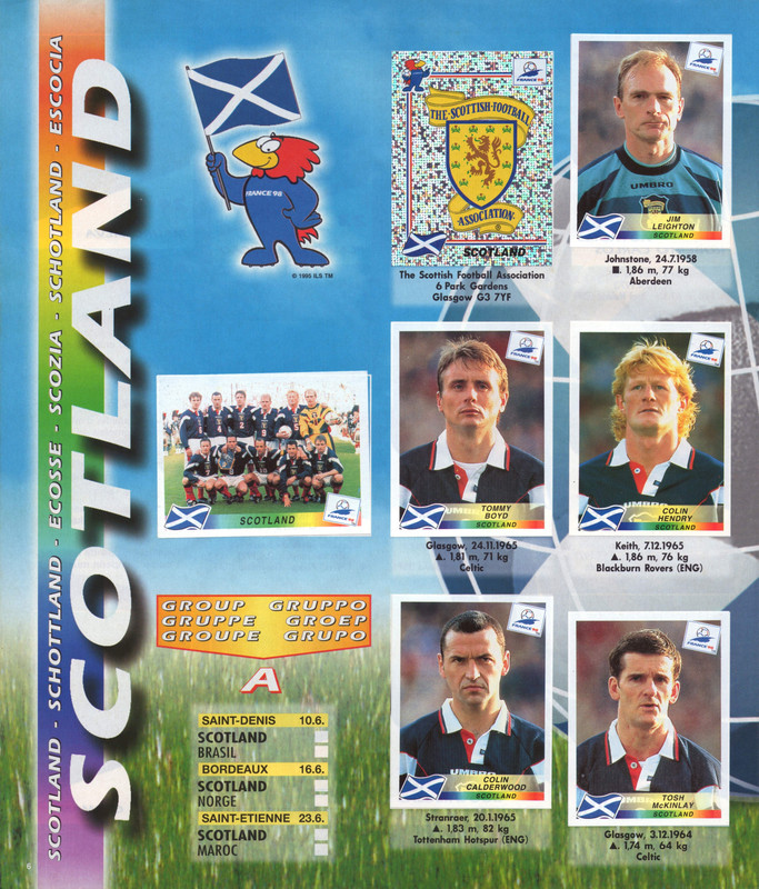 FIFA World Cup 1998 France (Panini) 08