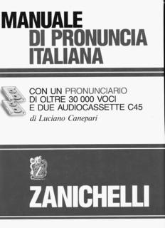 Luciano Canepari - Manuale di pronuncia italiana (1992)