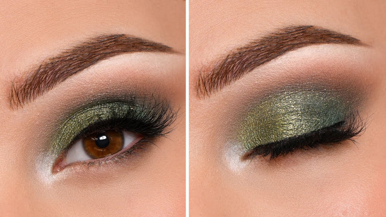 makeup looks to make green eyes