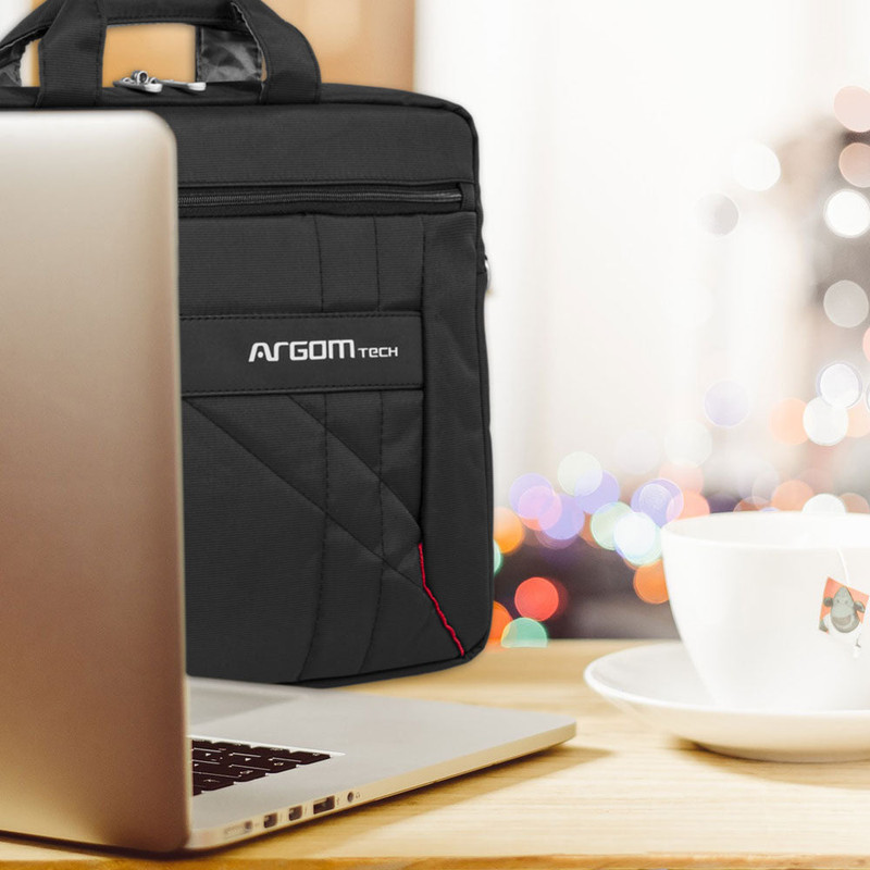 Maletín Argom Florencia para laptop, mostrando su diseño profesional.