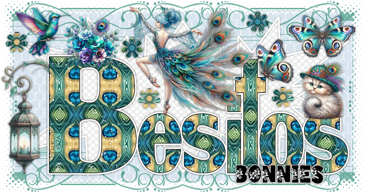 Besos Plumas Reales bonnies