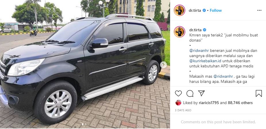 Postingan dr Tirta