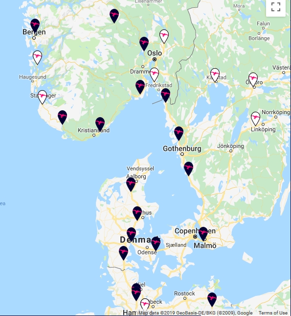 Ionity 20190418 Malmö E6 Oslo Gothenburg Copenhagen