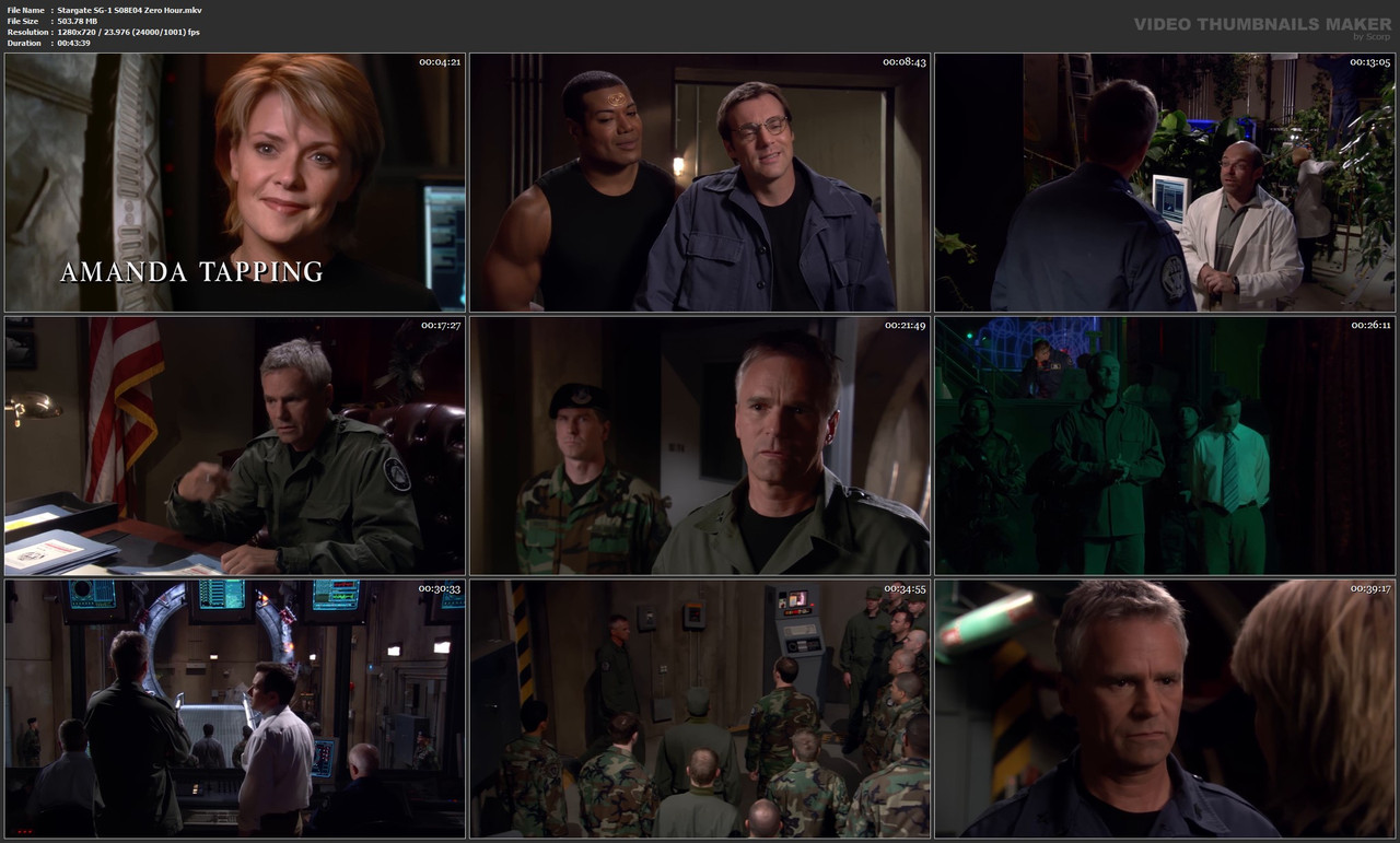 Stargate SG-1 S08E04 Zero Hour.mkv
