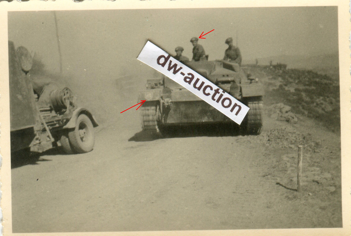 Griechenland , Sturmgeschütz mit Wappen , Besatz