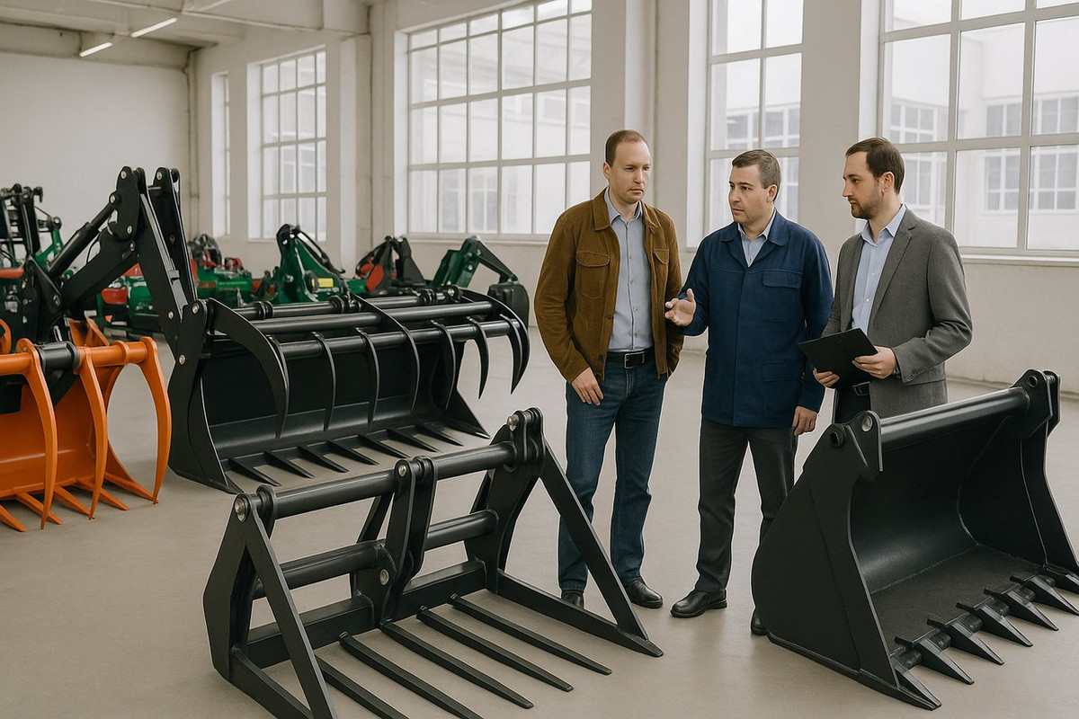 Виды навесного оборудования для погрузчиков в сравнении