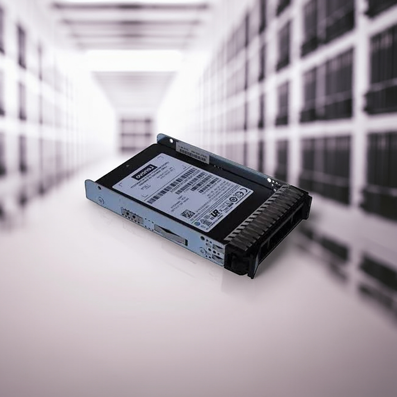 SSD Lenovo em seu caddy hot-swap