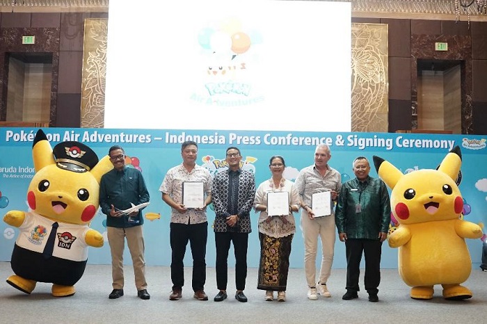 Menparekraf Sandiaga Salahuddin Uno mengapresiasi kolaborasi yang terjalin antara Garuda Indonesia dan The Pokemon Company dalam menghadirkan pengalaman baru berwisata sehingga diharapkan dapat memperkuat minat kunjungan wisatawan mancanegara dan wisatawan nusantara.