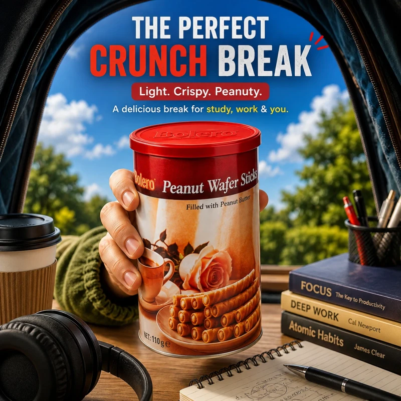 Bolero Peanut Wafer Sticks