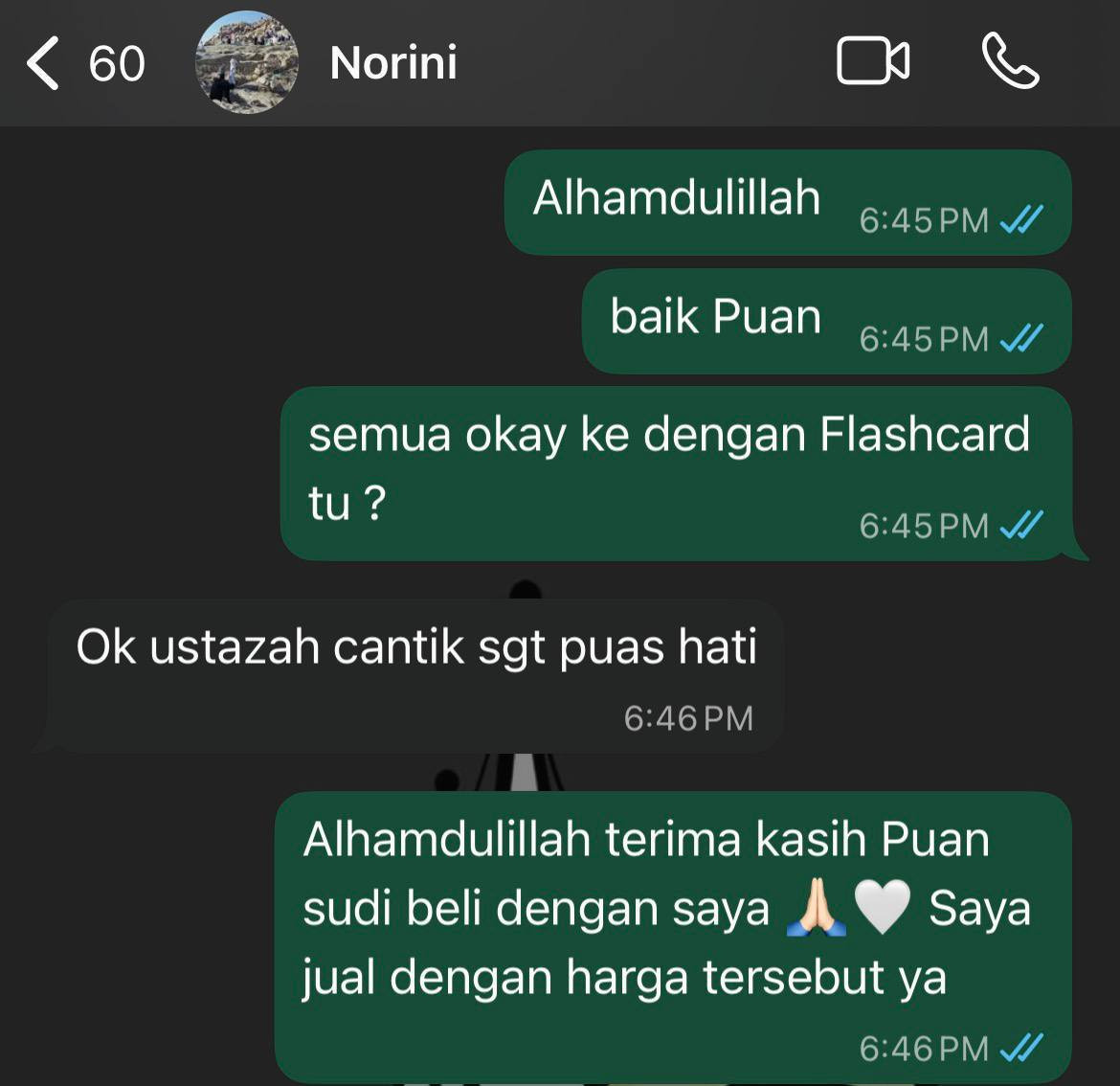 Testimoni WhatsApp 2