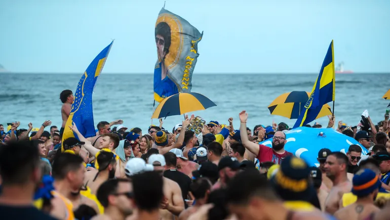 Hinchas de Boca en Miami