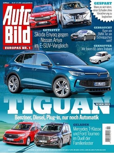 Cover: Auto Bild Magazin No 44 vom 03  November 2022