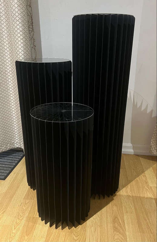 Black Folding Plinths(each)