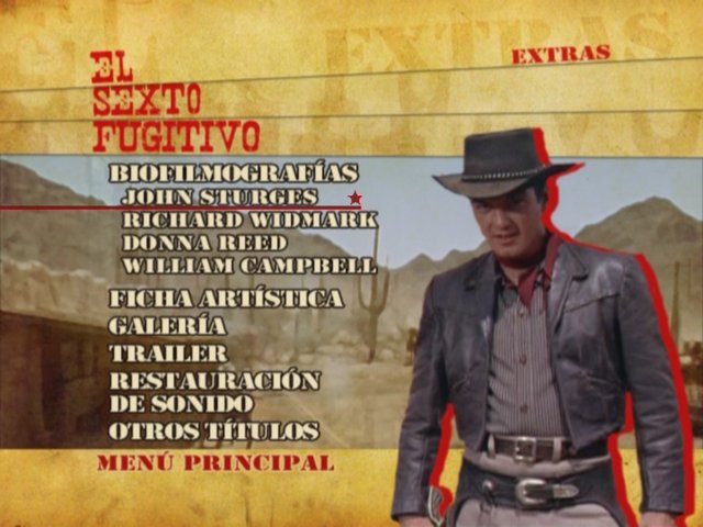 4 - El Sexto Fugitivo [DVD9Full] [PAL] [Cast/Ing] [Sub:Cast] [1956] [Western]