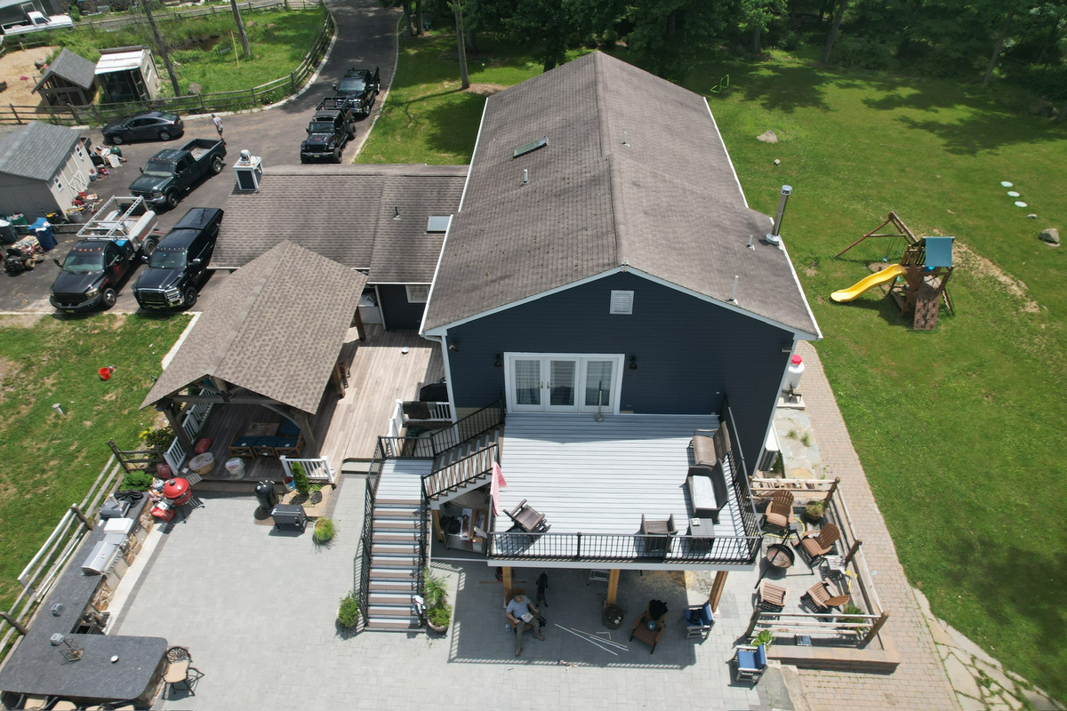 Legion Construction aerial project view