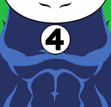 She Hulk FF Chest Decal Sized 2