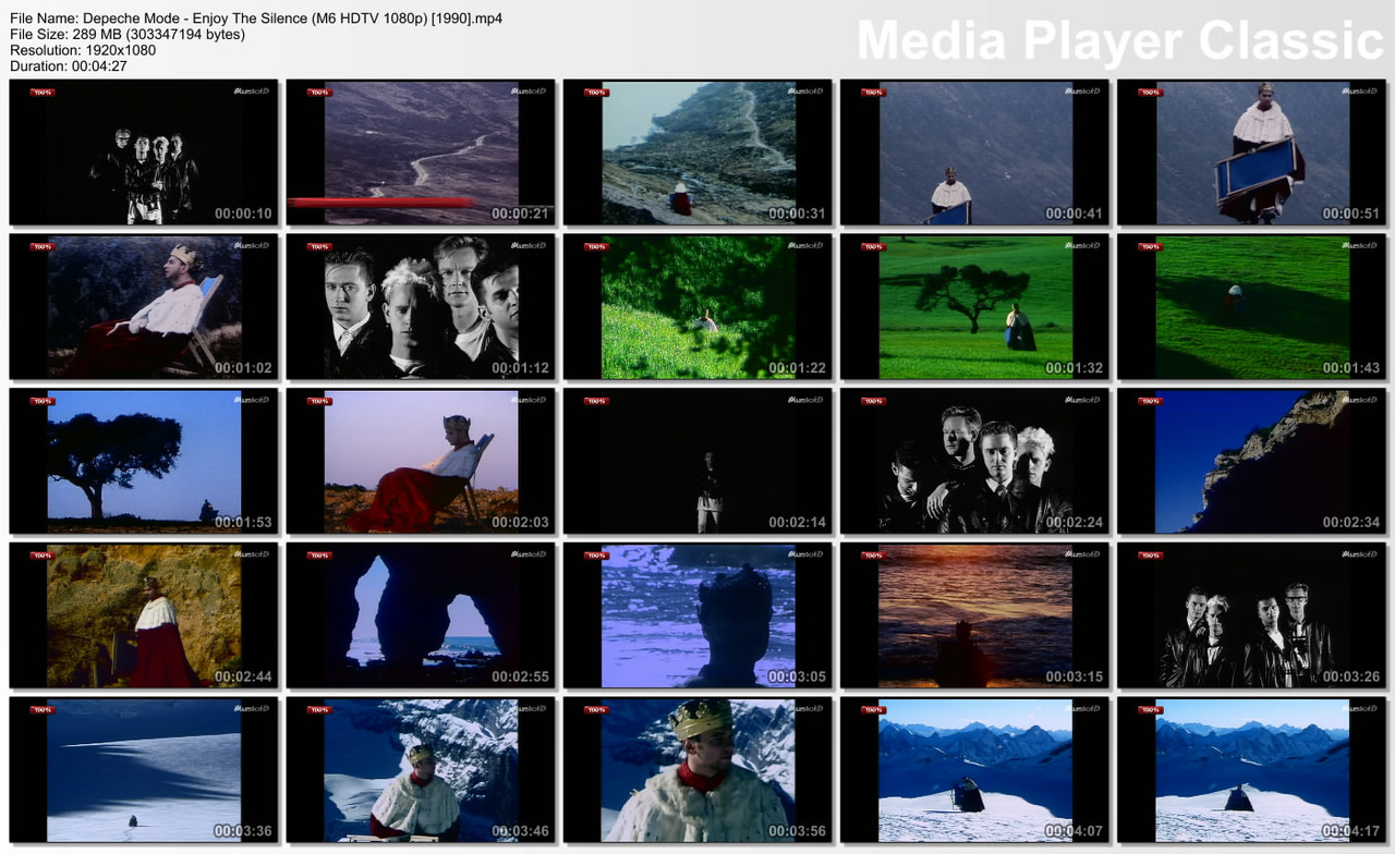 Depeche Mode - Enjoy The Silence (M6 HDTV 1080p) [1990]