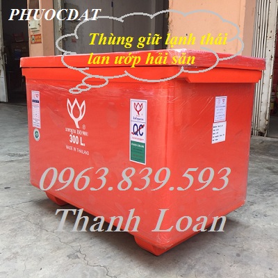 Thùng đá công nghiệp 450lit nắp rời có chân./ 0963.839.593 Ms.Loan Thung-da-300-L-thai-lan-thung-dung-nuoc-da-thung-giu-lanh-hai-san