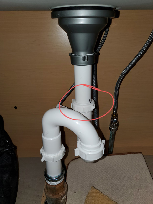 Kitchen Tailpiece Leak