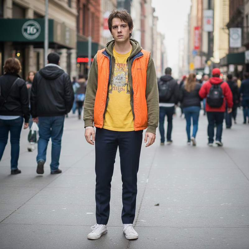 Ropa sin estilo ni identidad