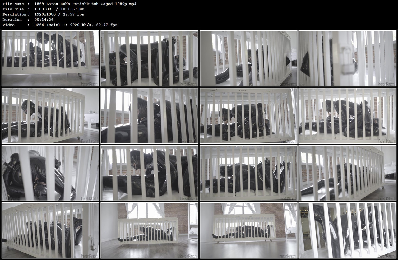 1869 Latex Rubb Fetishkitch Caged 1080p mp4