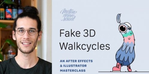 Motion Design School - Fake 3D Walkcycles in After Effects