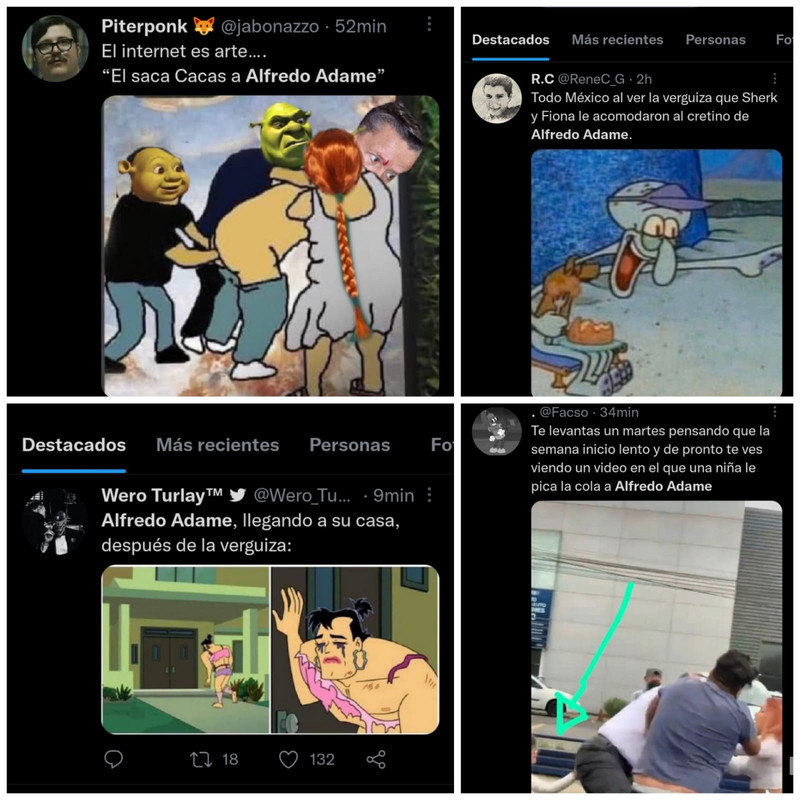 Pelea callejera de Alfredo Adame desata ola de memes en Internet