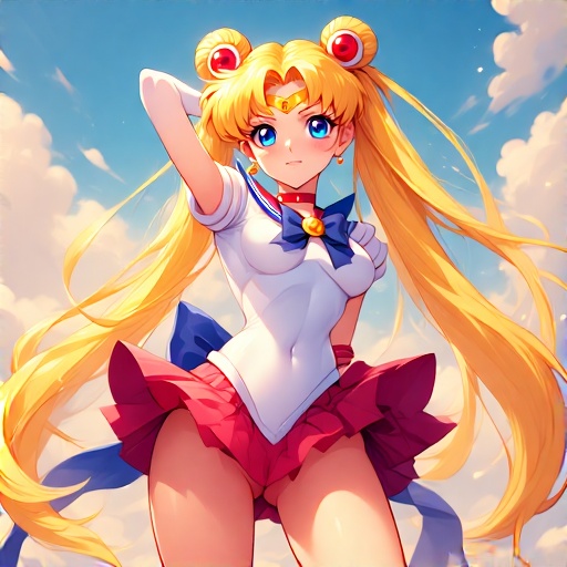 Sailor-Moons-in-very-short-ski-17