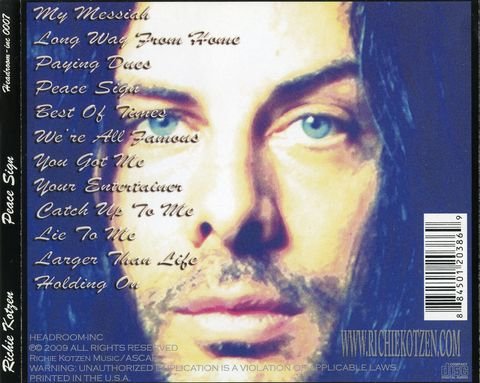 Richie Kotzen - Peace Sign (2009) Lossless