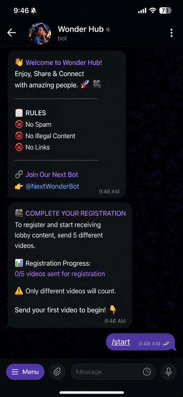 Step 1: Registration