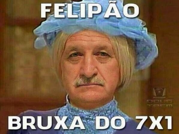 Felipão foi um dos principais alvos das brincadeiras | Crédito: Reprodução/Internet